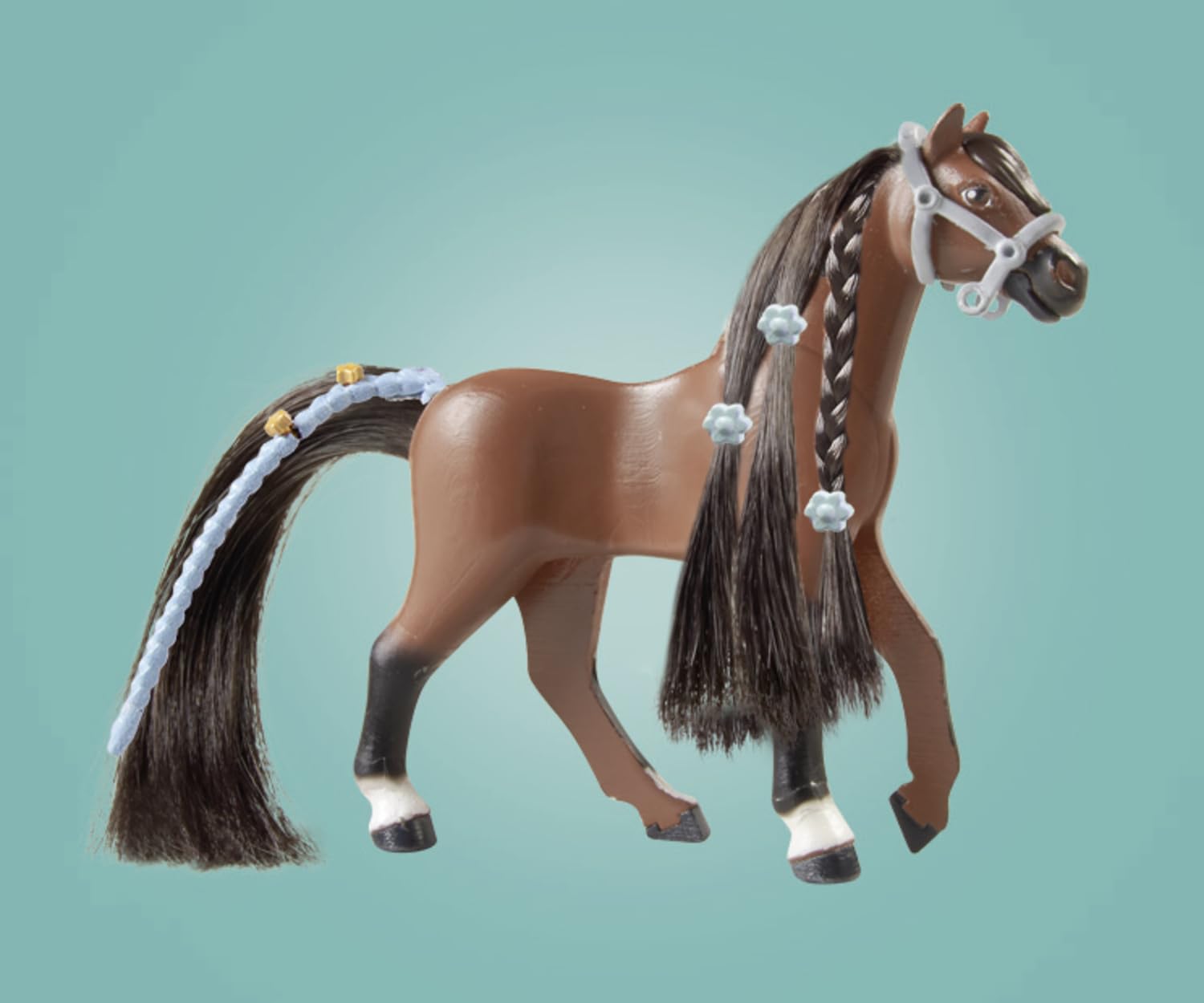 Playmobil Horses of Waterfall: Durable plastic design stands up to active play.
