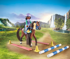 Playmobil Horses of Waterfall: Easy-clean pieces rinse under running water.