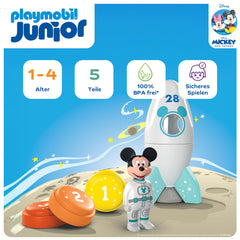 Playmobil Junior Mickey countdown blocks for early counting practice