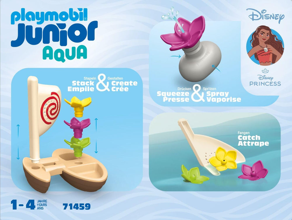 Sustainable packaging and plant-based materials in Playmobil Junior Moana.