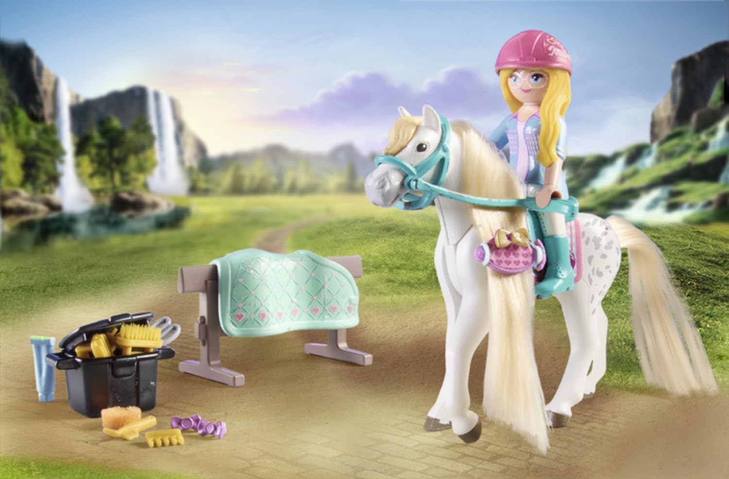 Playmobil kid-friendly design fits small hands for easy, safe play.