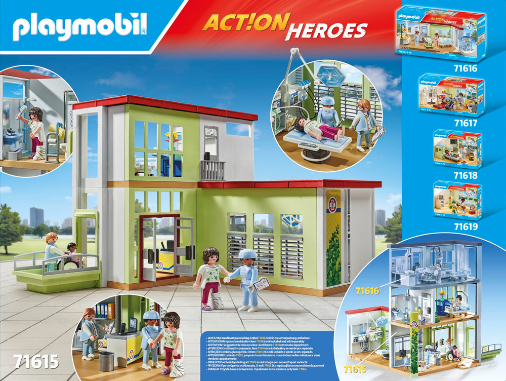 Playmobil Modern Hospital bandage stickers for quick, imaginative patches.