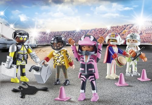 Playmobil My Figures Fashion: backpack and books for classroom-style pretend play.