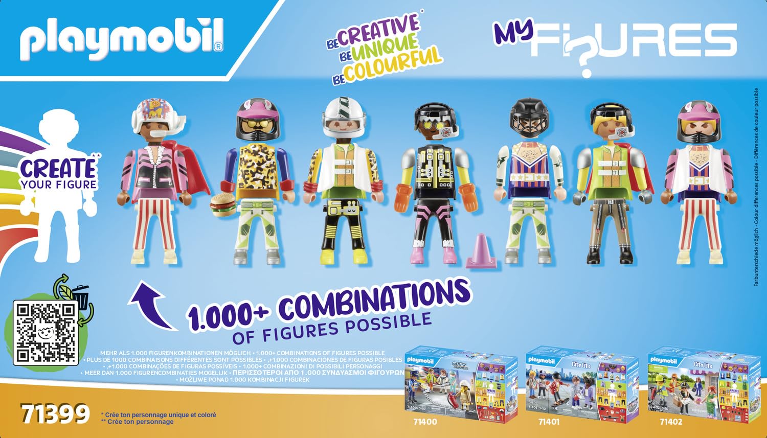 Playmobil My Figures Fashion: durable pieces that clean easily under running water.