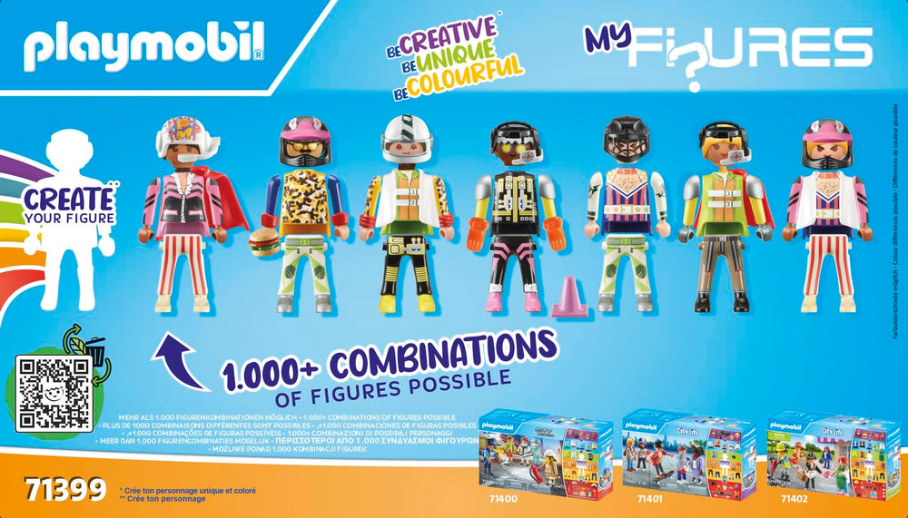 Playmobil My Figures Fashion: durable pieces that clean easily under running water.