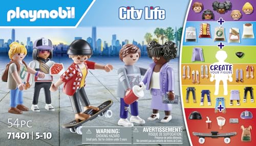 Playmobil My Figures Fashion: age-appropriate pieces fit small hands for ages five to ten.