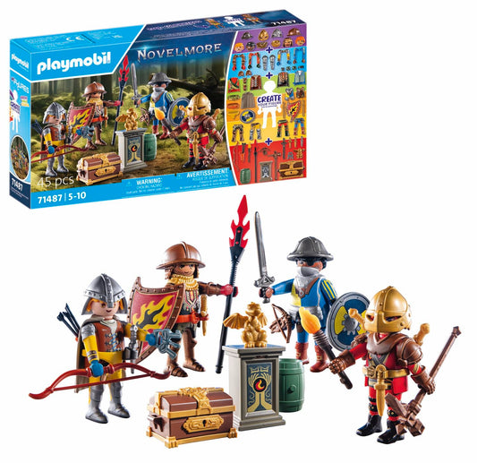 Playmobil My Figures Knights of Novelmore: four figures ready for imaginative play and mix-and-match adventures