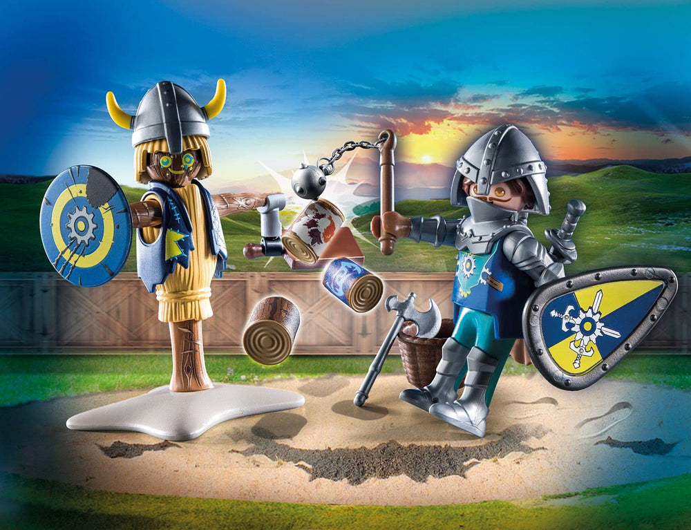 Playmobil Novelmore basket for quick storage of gear between pretend battles.