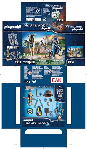 Playmobil Novelmore combat training set shown together for complete knightly adventures.