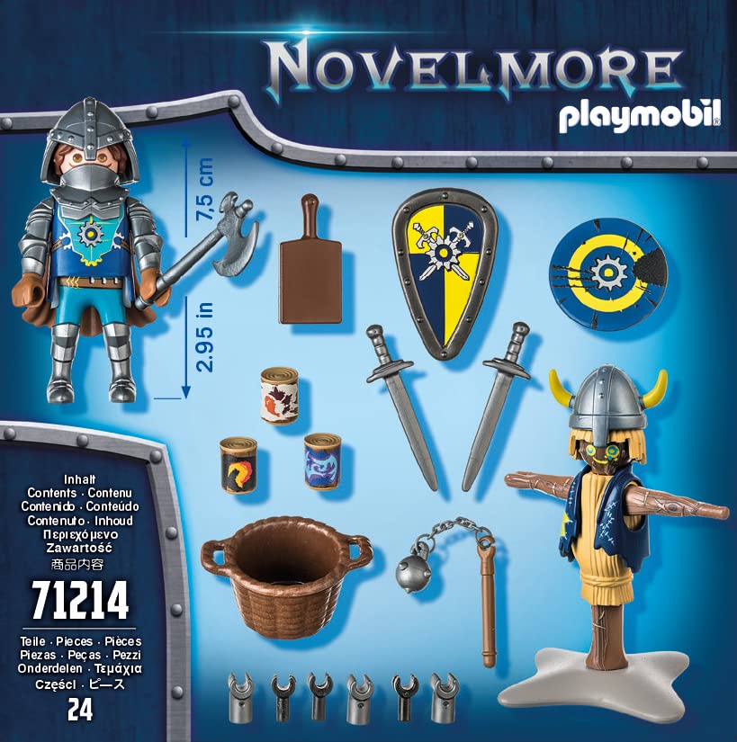 Playmobil Novelmore swords for imaginative duels and knightly skill practice.
