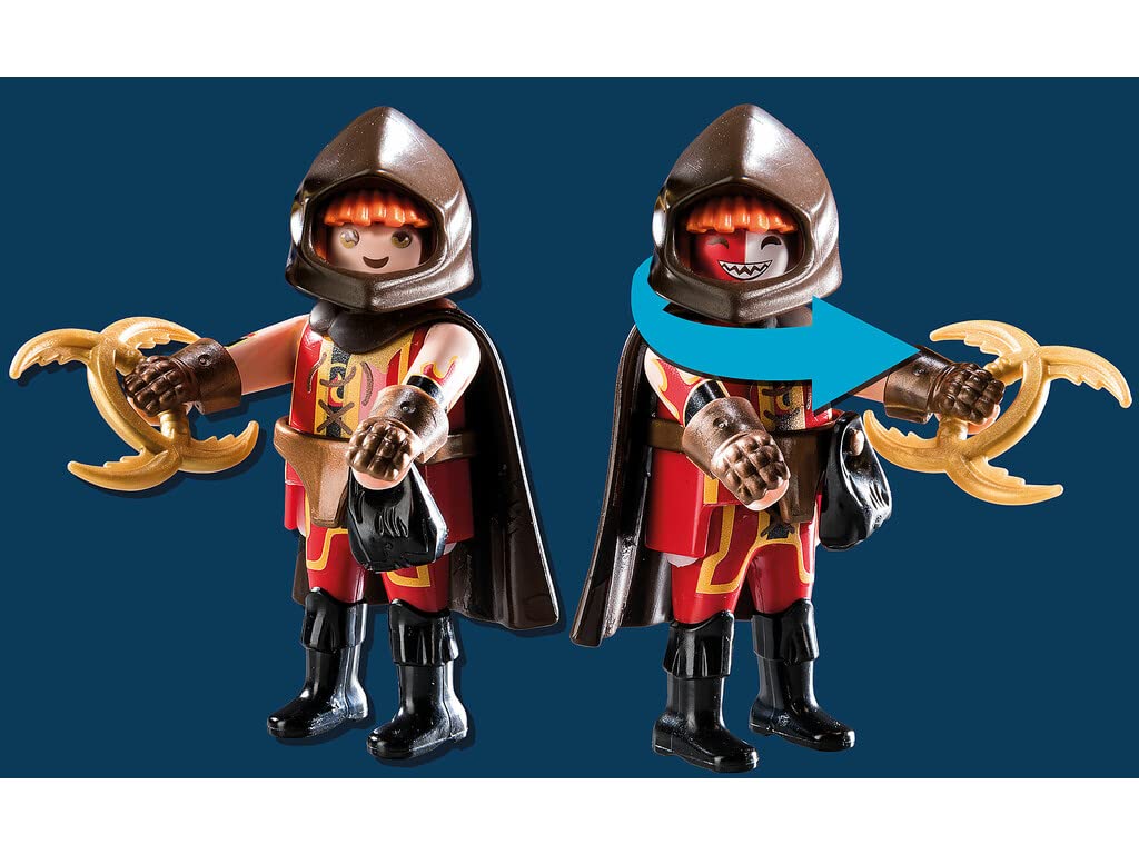 Playmobil Novelmore tools and table scene for inventive storytelling.
