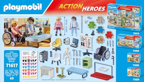 Playmobil Orthopedic skeleton and chart for educational pretend care