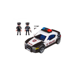 Playmobil Police Cruiser removable roof enables easy interior access during role-play.