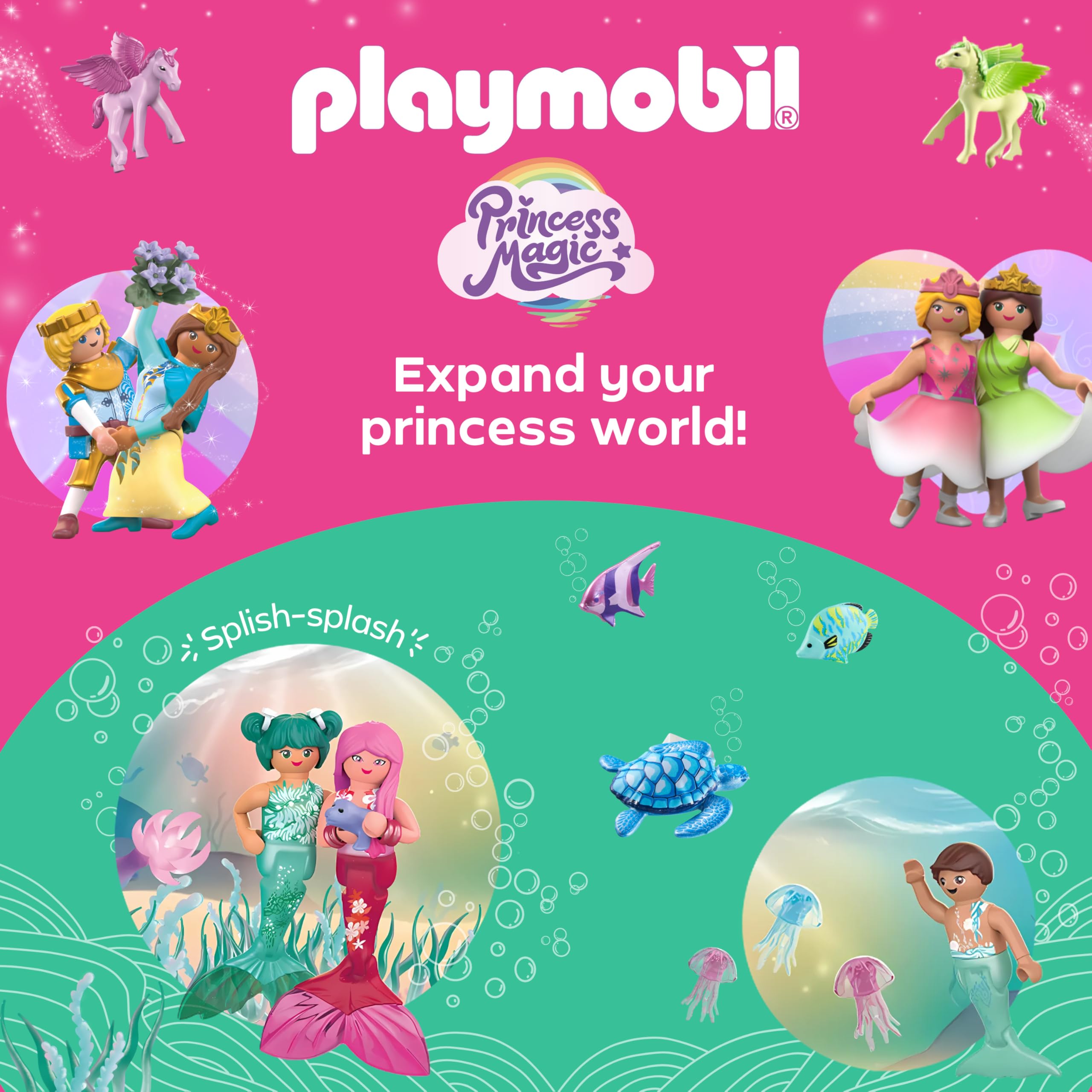 Playmobil Princess Castle Persian cat details for charm.