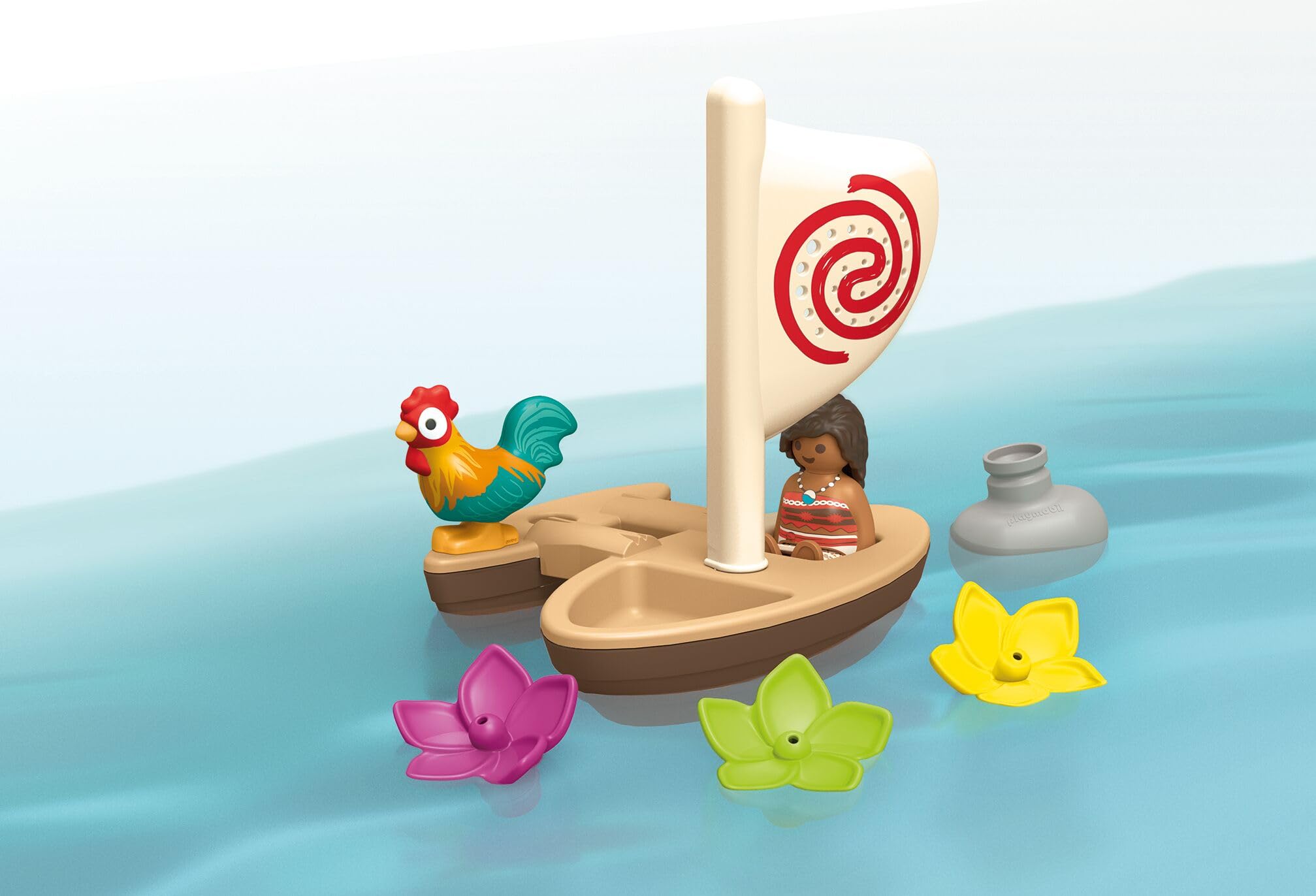 Rooster figure from the Playmobil Junior Moana set.