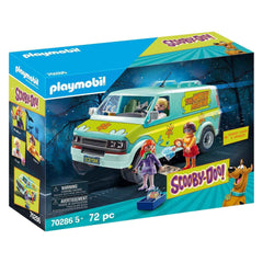 Playmobil Scooby-Doo Mystery Machine front view inspires imaginative play and mystery adventures.