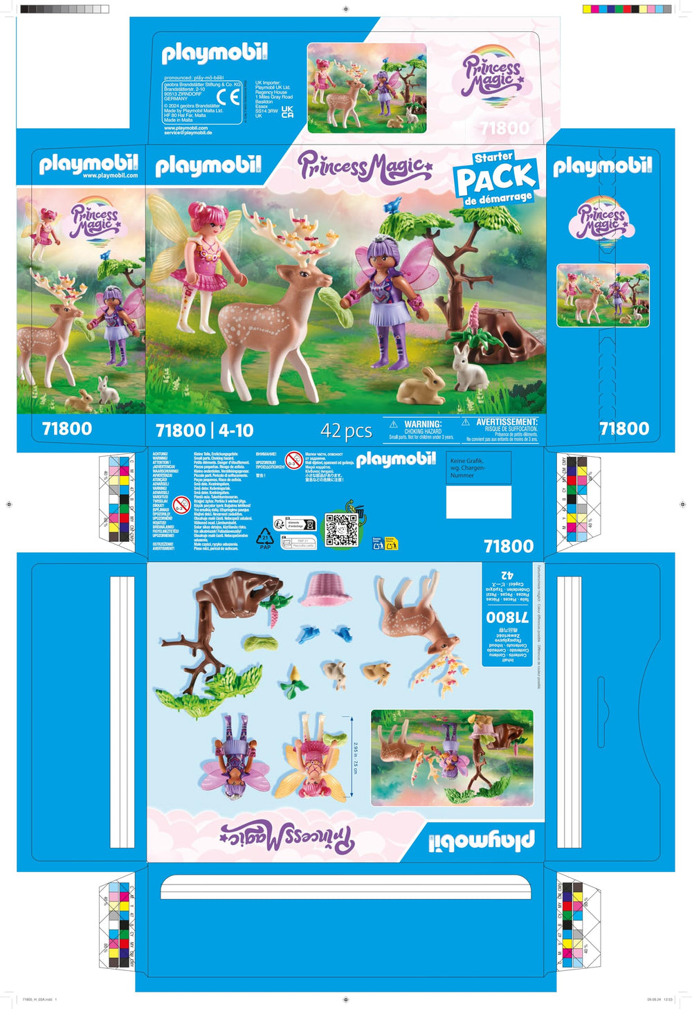 Playmobil Starter Pack Fairies forest tree and accessories — expands play setups.