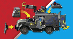 Playmobil Tactical Unit All-Terrain Vehicle rear view