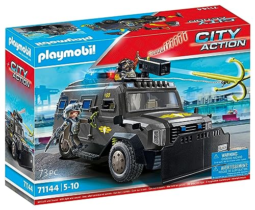 Playmobil Tactical Unit All-Terrain Vehicle side view for action scenes