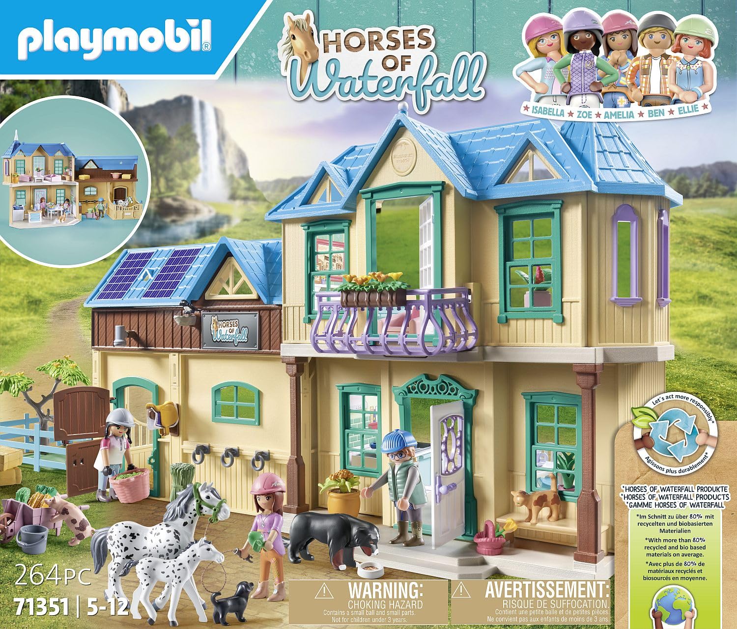 Playmobil Waterfall Ranch figures for collaborative storytelling and friendships.