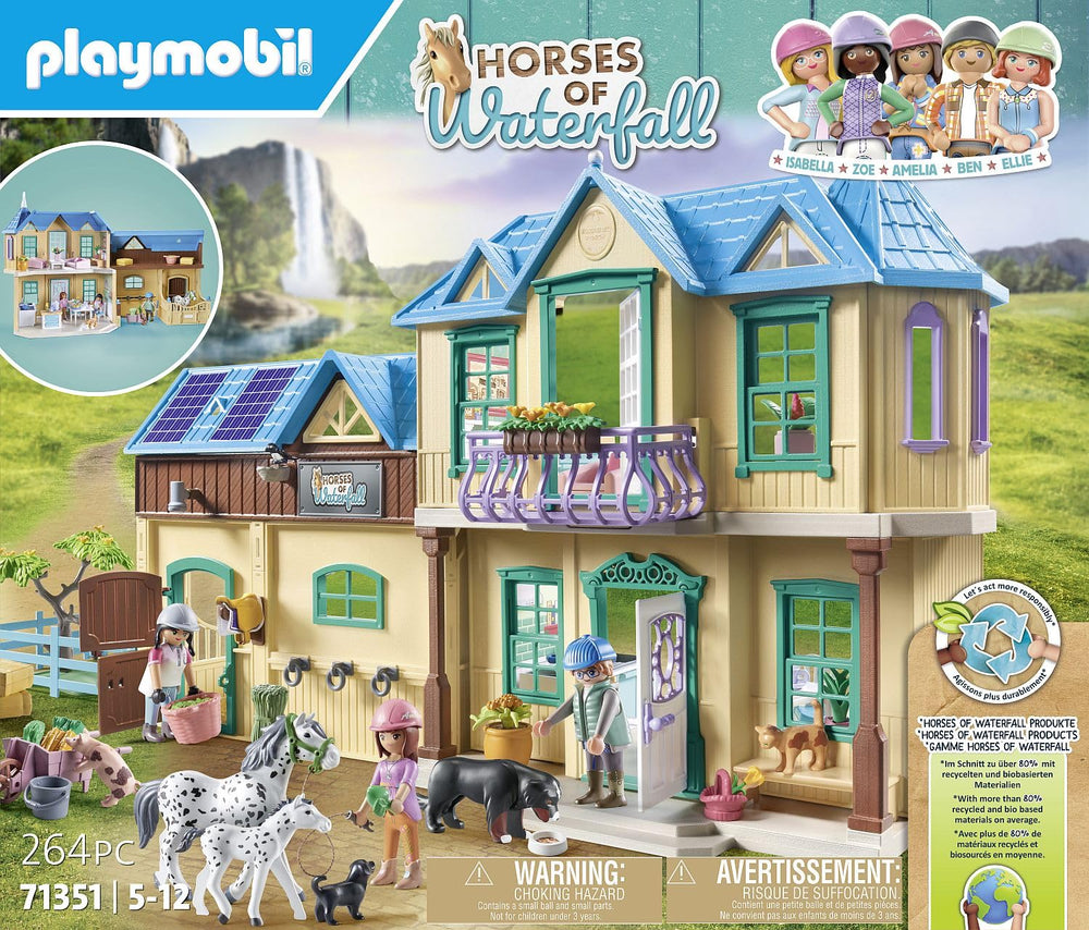 Playmobil Waterfall Ranch figures for collaborative storytelling and friendships.
