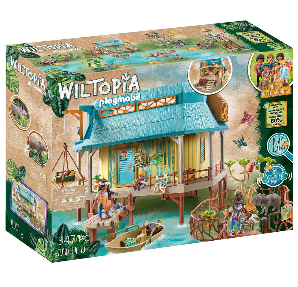 Playmobil Wiltopia Animal Care Station exam table for gentle animal checkups