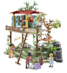 Playmobil Wiltopia collectible hummingbird card unlocks app features and AR content.