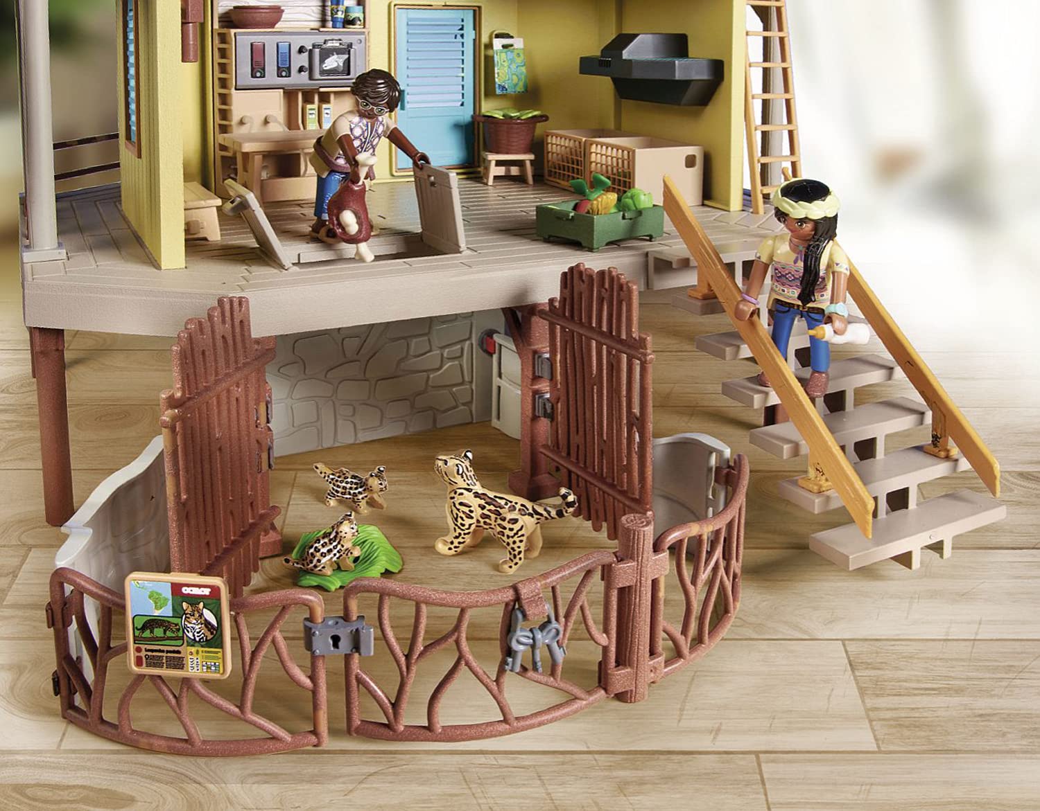 Rowboat with dock from Wiltopia for jungle exploration