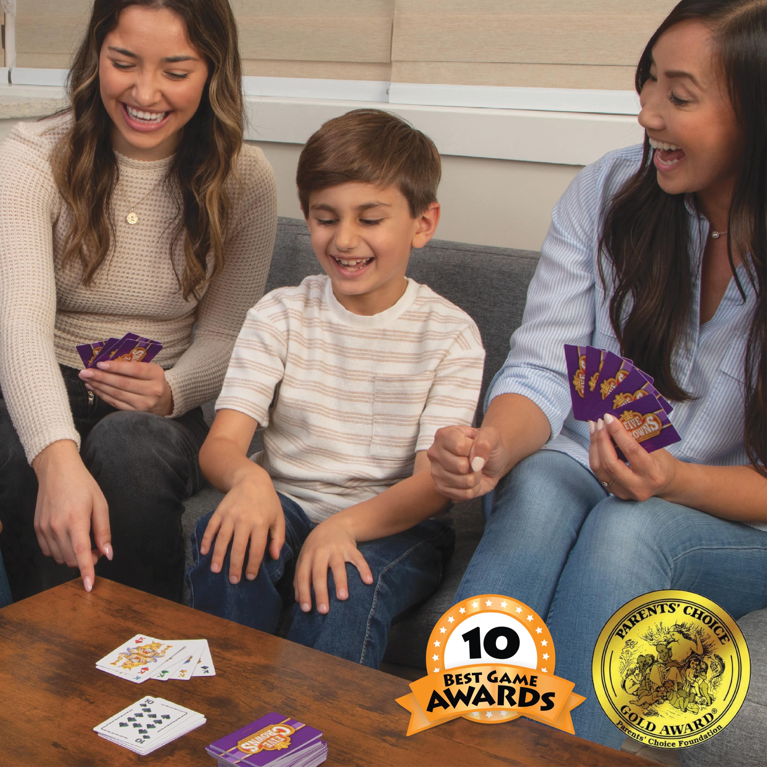 PlayMonster Five Crowns rotating wild cards add surprise twists