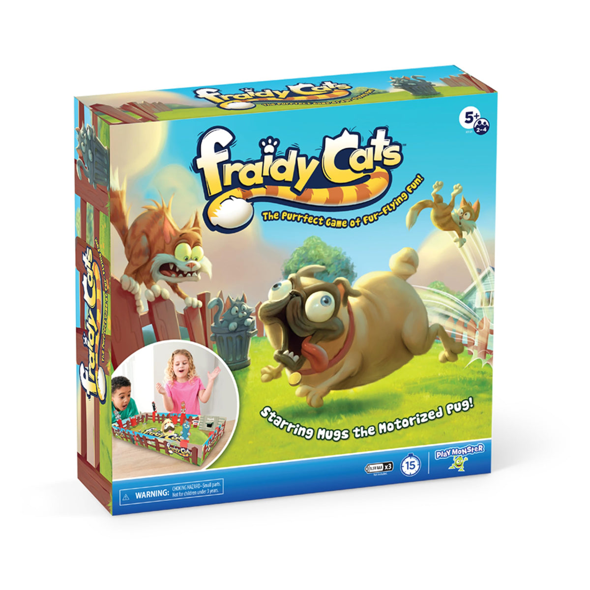 PlayMonster Fraidy Cats gameboard for fast, family-friendly rounds.