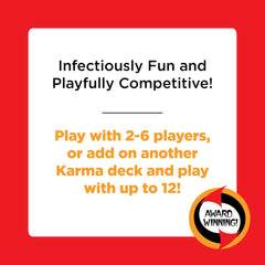PlayMonster KARMA table cards add exciting twists.