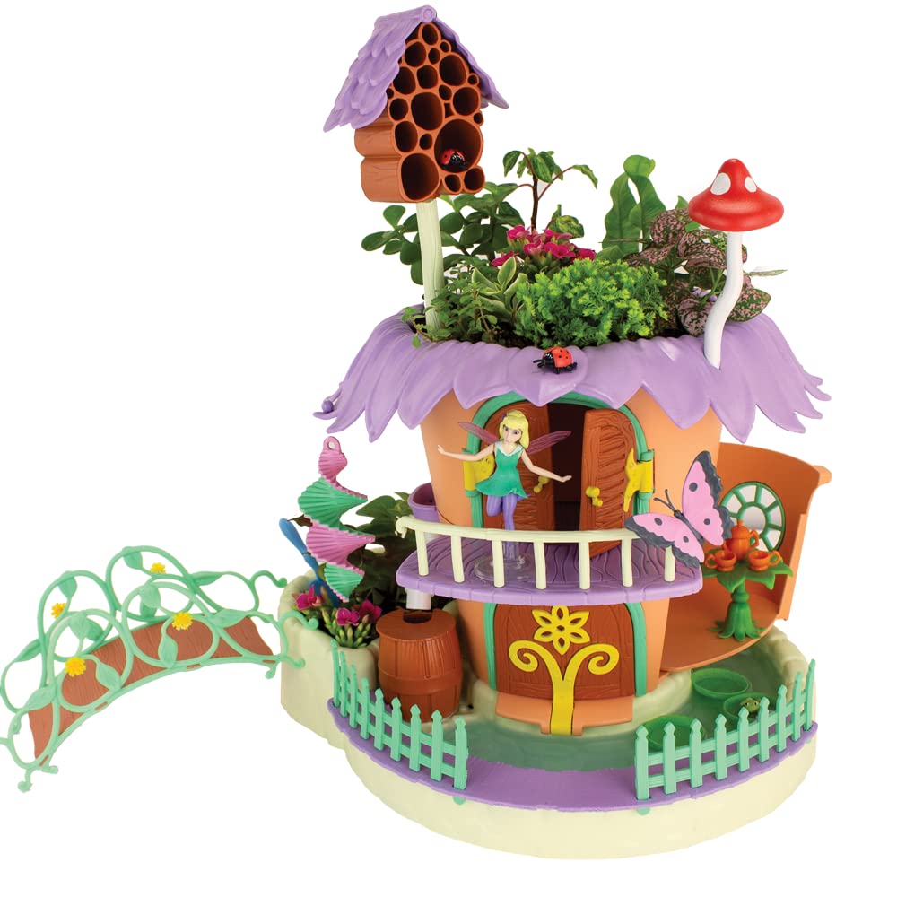 PlayMonster My Fairy Garden soil and seeds setup demonstrates hands-on gardening fun for kids