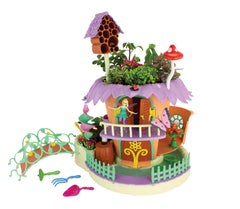 PlayMonster My Fairy Garden top garden area shows the two-level design for real plant growth