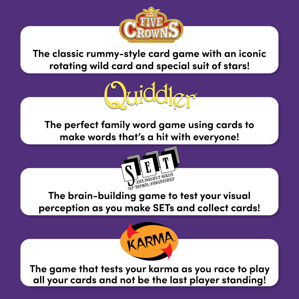 PlayMonster Quiddler word game for family word play
