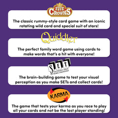 PlayMonster Quiddler word game for family word play