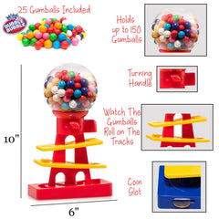Playo 25 gumballs included ensure ready-to-pretend fun for kids.