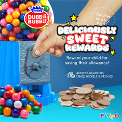 Playo coin-operated gum dispenser encourages pretend shopping and rewards