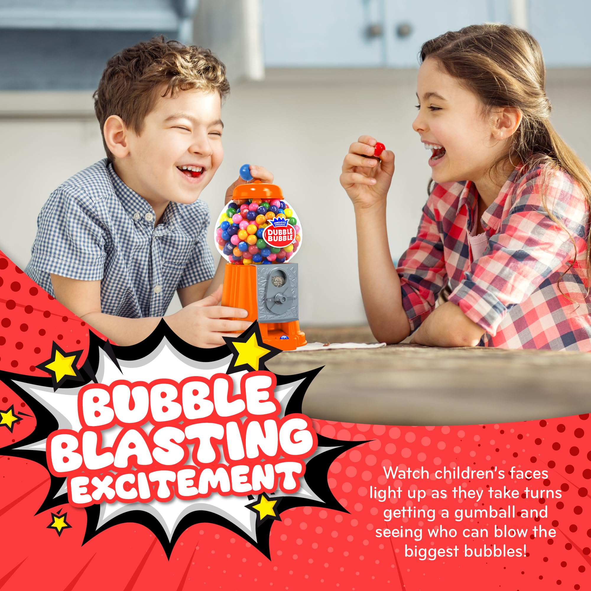 Playo gumball machine highlights savings feature with coins