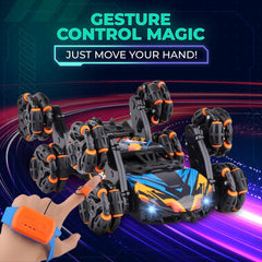 Playplen 360-degree flips RC car delivers exciting tricks and instant reactions