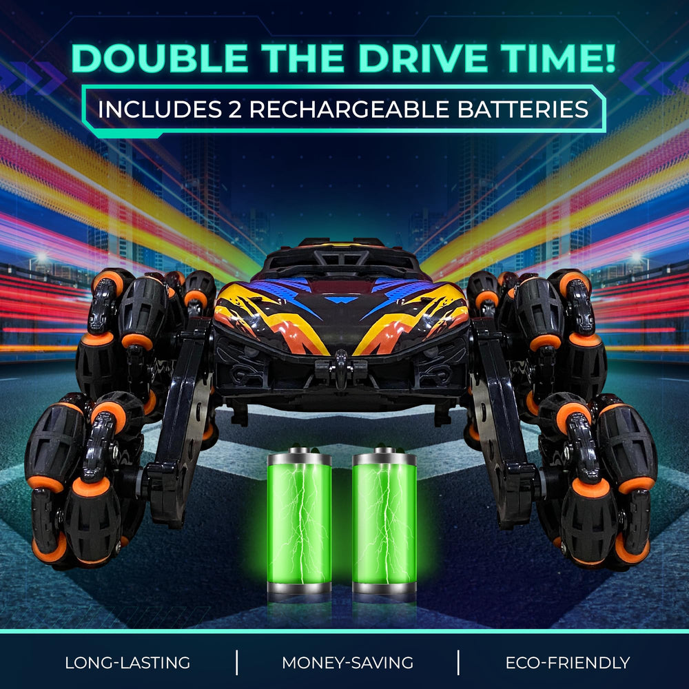 Playplen dual-remote setup with watch and joystick offers versatile control
