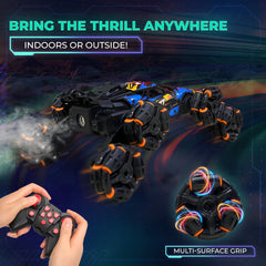 Playplen LED light RC car glows brightly for dramatic playtimes