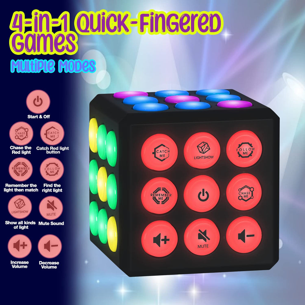 PlayRoute cube light-show mode showcasing immersive sensory play