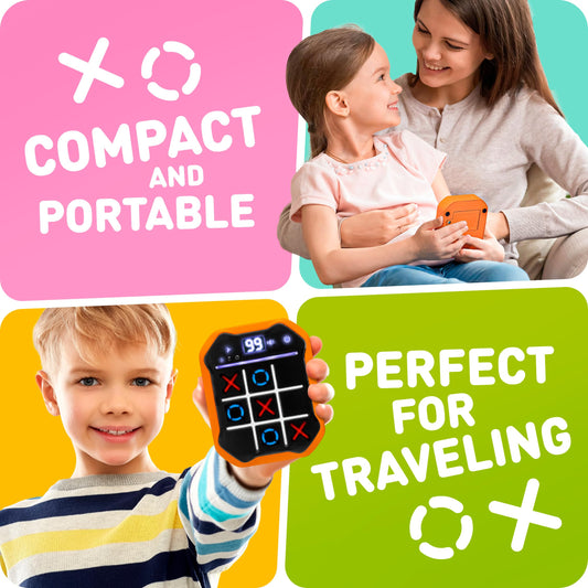 PlayRoute handheld memory mode showcases a single-player brain game on a compact screen.