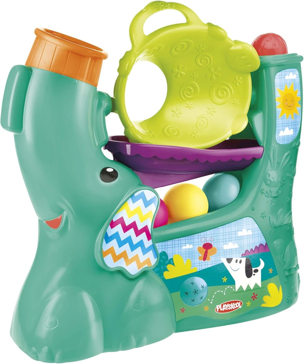 Playskool Chase 'N Go Ball Popper action shot showing active play and motor skills
