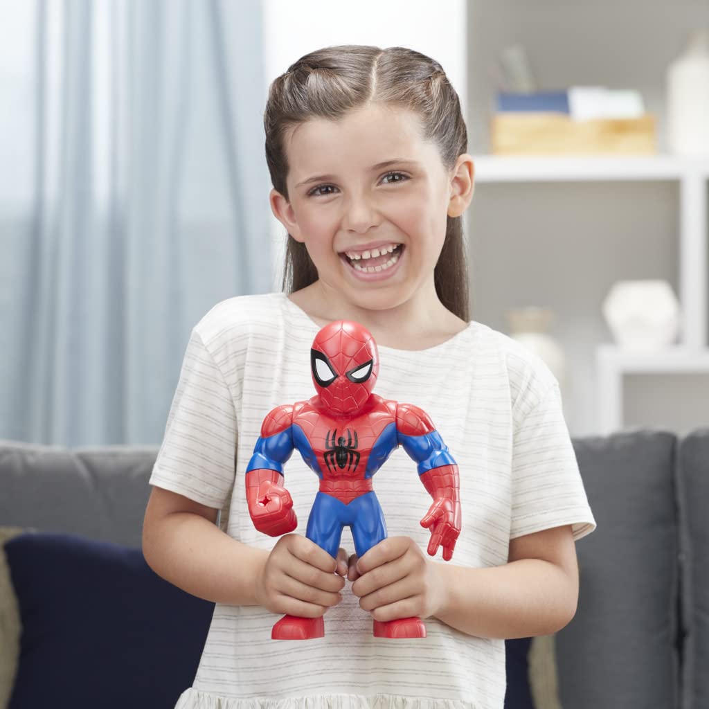 Playskool Heroes Spider-Man Mega Mighties is built for durable play with stable joints.