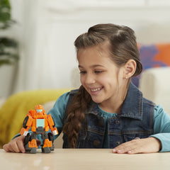 Playskool Heroes Transformers Rescue Bots Academy Hoist robot ready for action