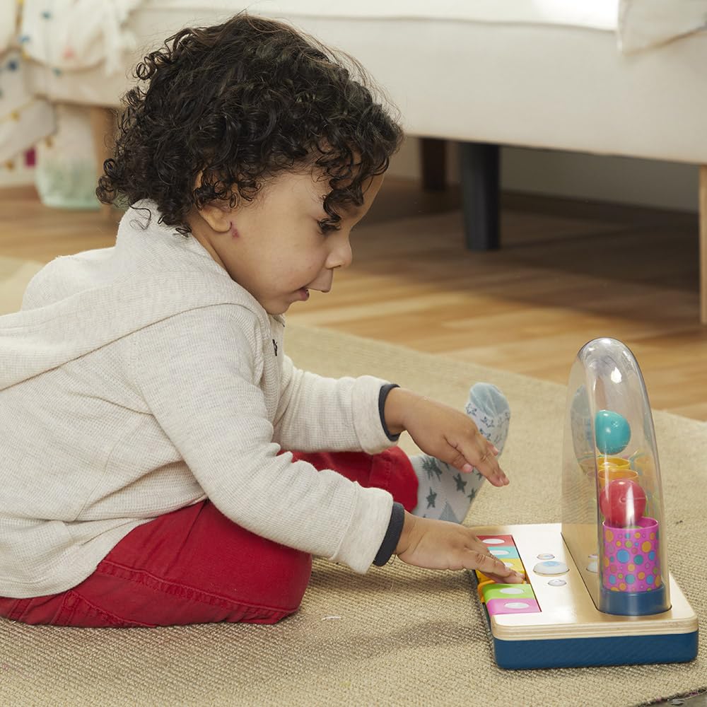Playskool Little Wonders Pop-A-Tune is great for tabletop exploration in small hands.