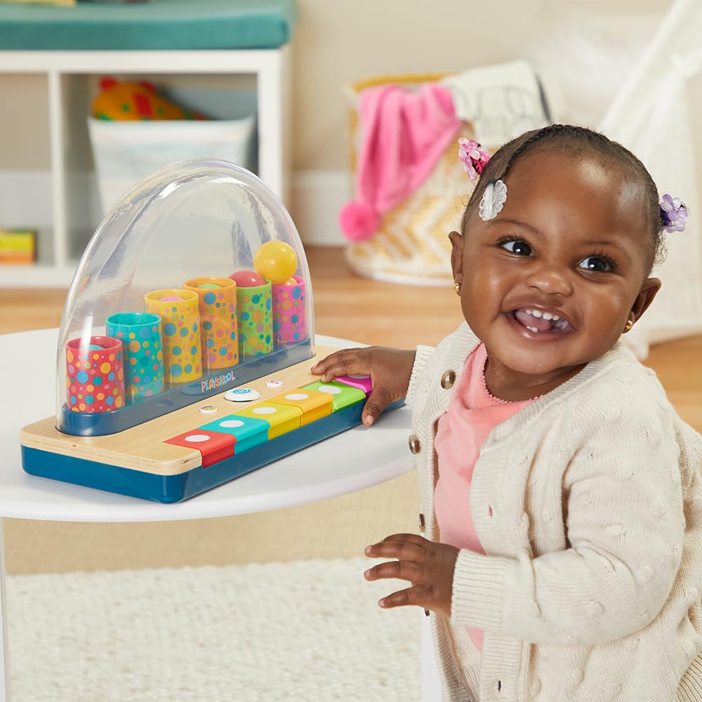 Playskool Little Wonders Pop-A-Tune silly sounds spark giggles and imagination.