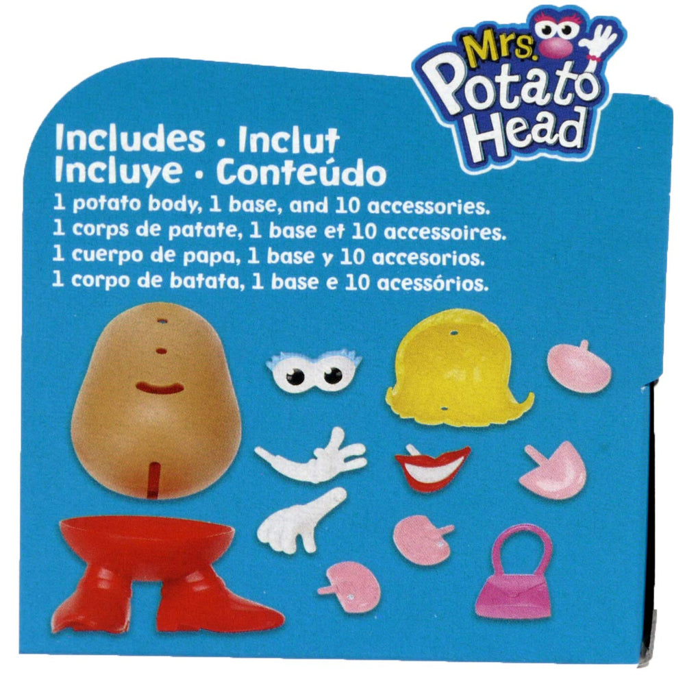 PlaySkool Mrs. Potato Head eyes help express moods in pretend play.