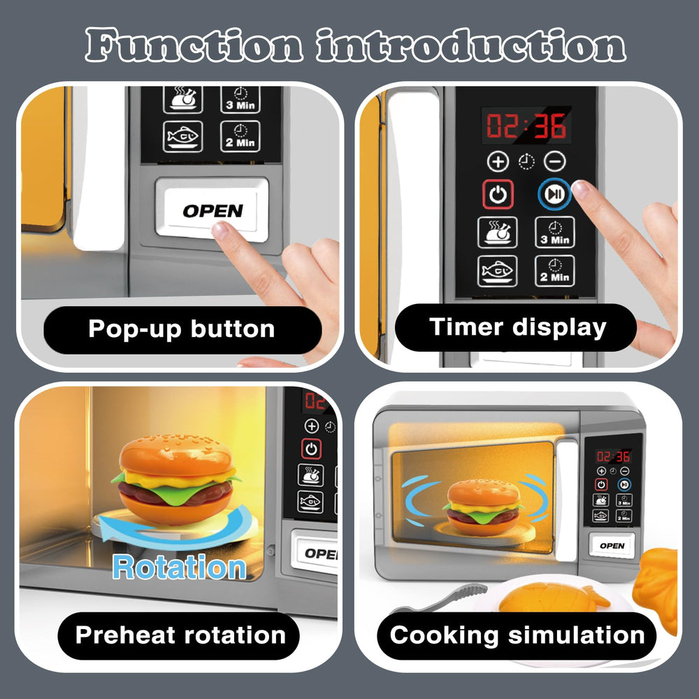 Playssnior Bojia interactive play set supports creative kitchen role play.